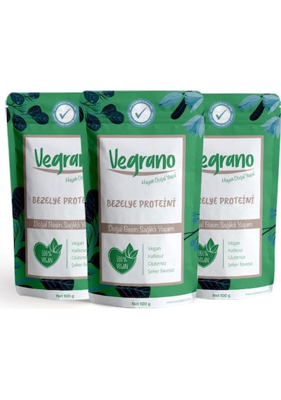 Vegrano Bezelye Proteini 3 x 100 G