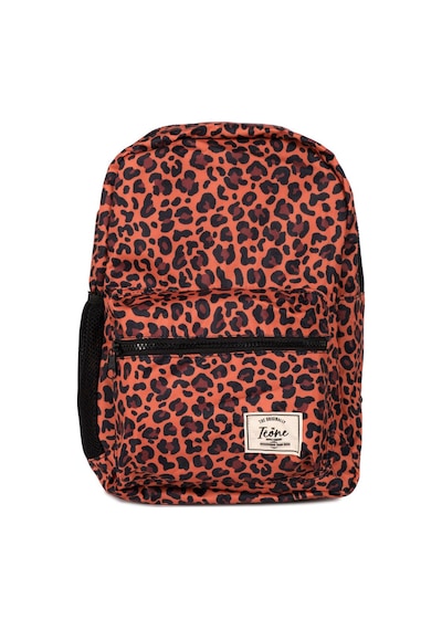İcone Bag Icone Leopar Baskılı Sırt Çantası kahverengi