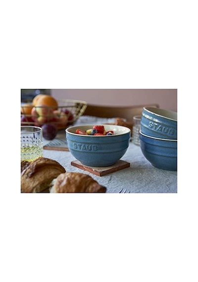 Staub, Kase 14 Cm Set, 4'lü, Yuvarlak, Ceramic By Staub 001 Siyah