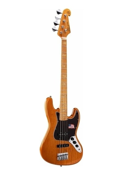 Sx Sjbltd4 4-telli Bas Gitar Vintage Natural