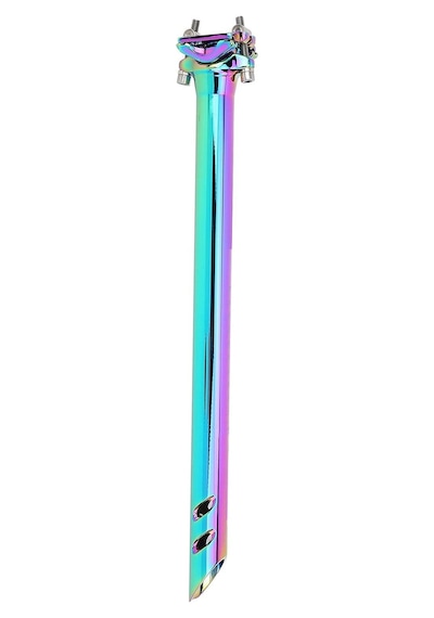 Xbyc 676 Düz 27.2mm X 350mm Sele Borusu Bisiklet Koltuk Borusu Alüminyum Rainbow Çok  Renkli