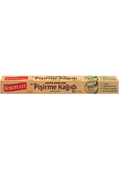 Hazır Kesilmiş 10 Yaprak Pişirme Kağıdı .