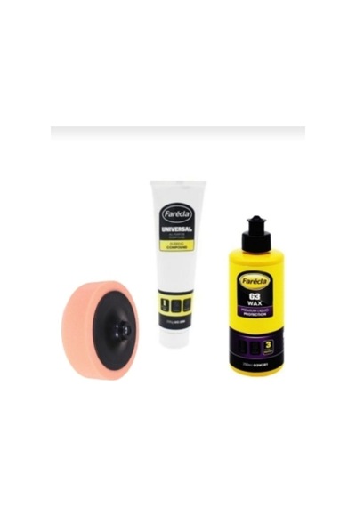 Farecla G3 Wax Cila 250Ml + Üniversal Pasta 200Gr + Pasta Cila Süngeri