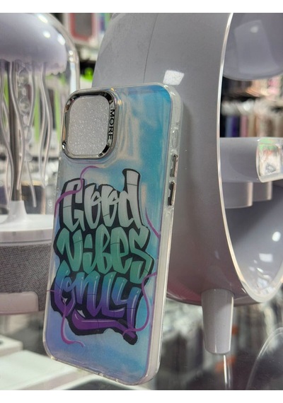 Apple Uyumlu iPhone 12 Uyumlu Grafiti Desenli Kılıf -
