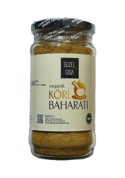 3 Adet Güzel Ada Organik Köri Baharatı 140 G