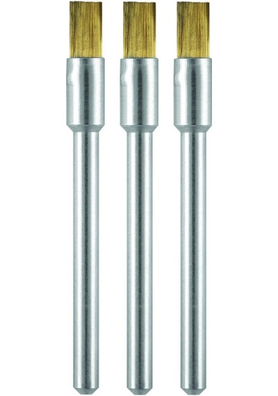 Dremel 537 Düz Pirinç Fırça 3.2 Mm 3'Lü Paket