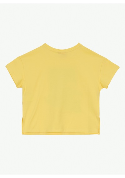Barbie Sarı Pamuk Karışımlı T-shirt Brb6sg-tst6551