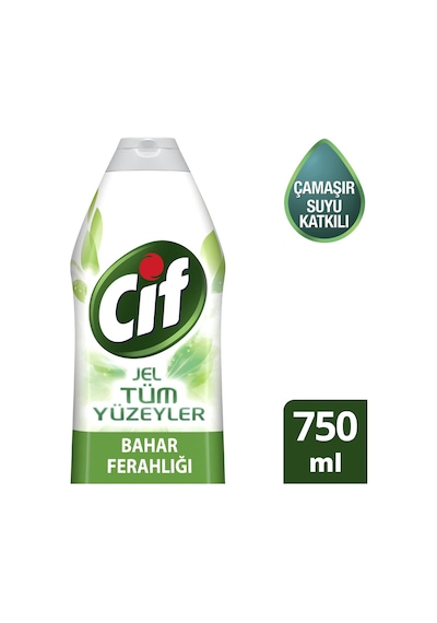 Cif Jel Tüm Yüzeyler Bahar Ferahlığı Yüzey Temizleyici 750 Ml
