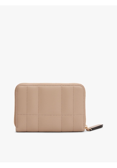 Tommy Hilfiger Th Femınıne Med Za Kadın Bej Cüzdan - Aw0aw17476 Bej