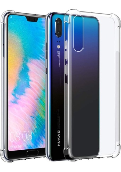 Huawei P30 Kılıf Antishock Ultra Koruma Kapaknano Glass Renksiz