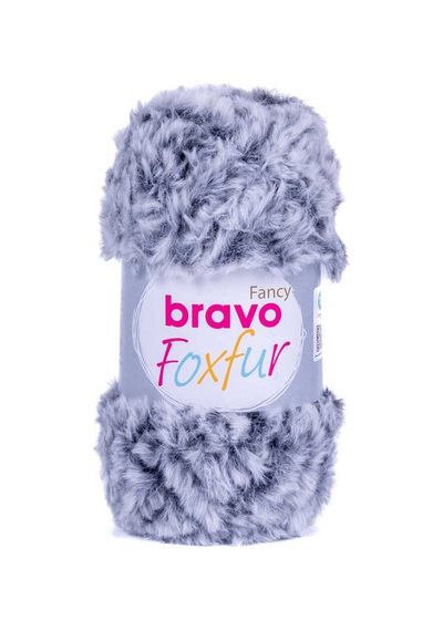 Bravo Foxfur Renk:80 Antrasit 100 Gram Peluş İp