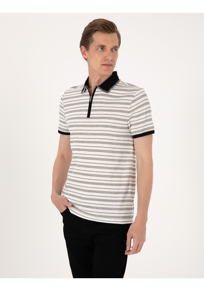 Pierre Cardin Erkek Bej Tişört 50306085-vr011 Bej