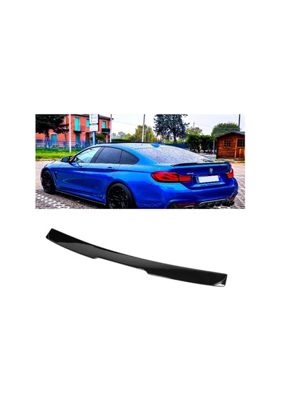 Bmw F36 M4 Cam Üstü Pianoblack Spoiler