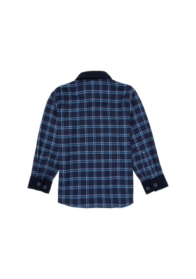 U.s. Polo Assn. Erkek Çocuk İndigo Gömlek Desenli 50316674-vr028 İndigo