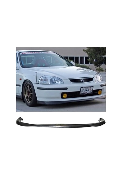 Honda Civic Sir Ön Lip Plastik Parlak Siyah Karlık-ön-ek-bodykit 1996 1997 1998 Makyajsız Kasa