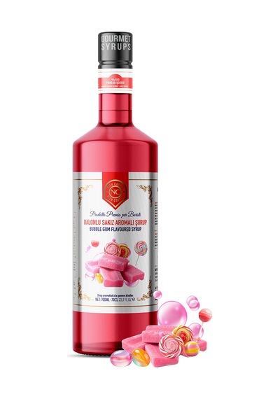 Nish Bubble Gum Aromalı Şurup 700 Ml - Pet Şişe