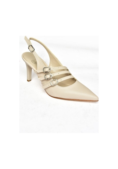 Fox Shoes R654218309 Bej İnce Topuklu Kadın Ayakkabı Bej