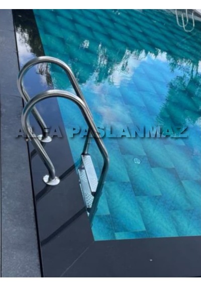 Mixta Model 2 Basamaklı Yüzme Havuz Merdiveni AISI 304 Kalite