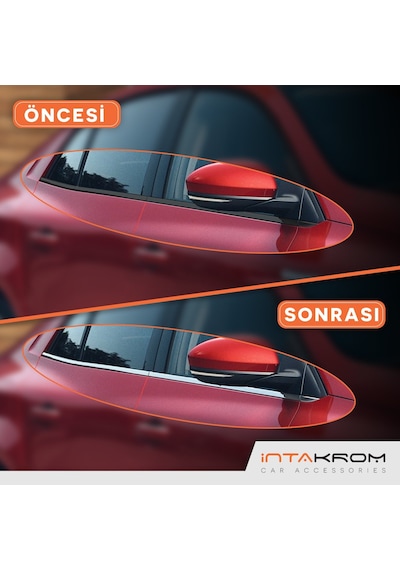 Renault Megane 4 Krom Cam Çıtası 6 Parça Yeni 2022 Ve Üzeri
