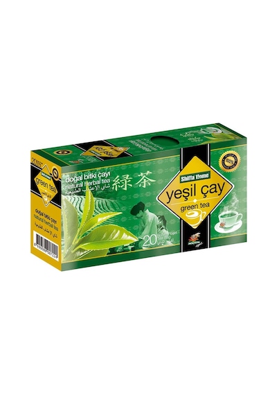 Shiffa Home Yeşilçay Süzen Poşet Çay 20 x 2 G