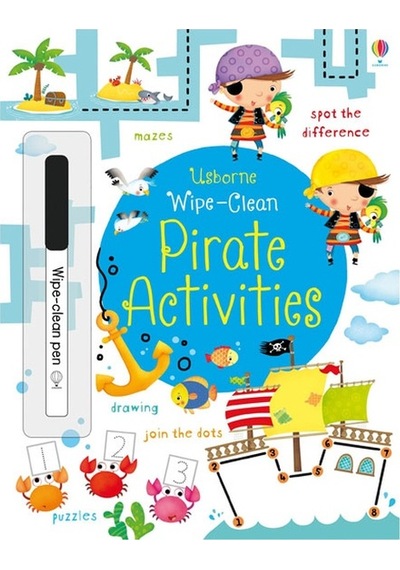 Wipe Clean Pirate Activities Usborne