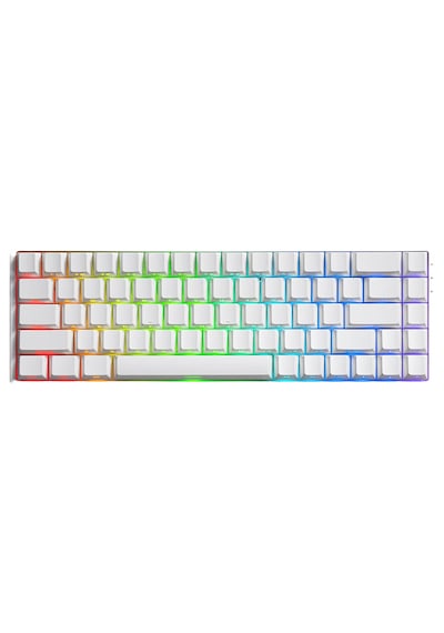 Akko Monsgeek Fun68 He White %65 Flash Manyetik Switch 8k Hz Hall Effect Hotswap Rgb Kablosuz İngilizce Gaming Klavye