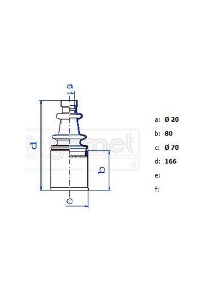 GOMET 551470K Aks Körüğü Saxo Iç