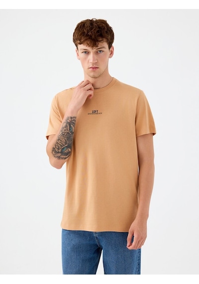 LOFT Regular Fit Erkek Tshirt K.kol Lf2038728 Q1.v1 Karamel LOFT Regular Fit Erkek Tshirt K.kol Lf2038728 Q1.v1 Karamel