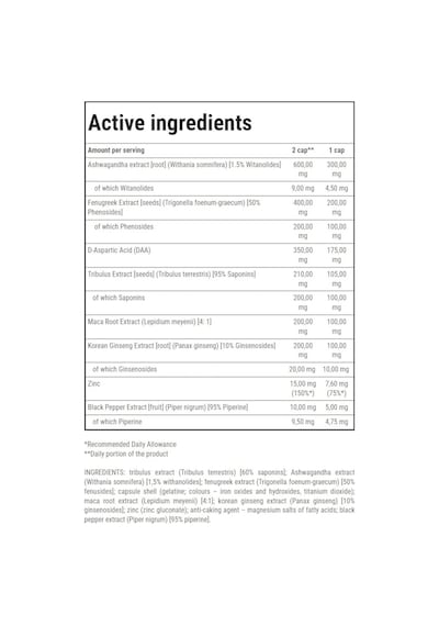 Trec Nutrition Testoxx Testo Booster 60 Kapsül