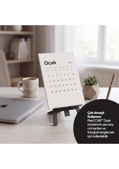 Domirus Plancore Desk Stand Masa Takvimi Standı Siyah