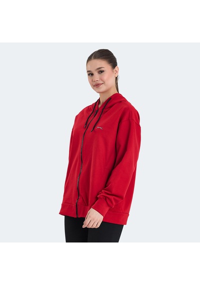 Slazenger KATHLEENA IN Kadın Sweatshirt Kırmızı