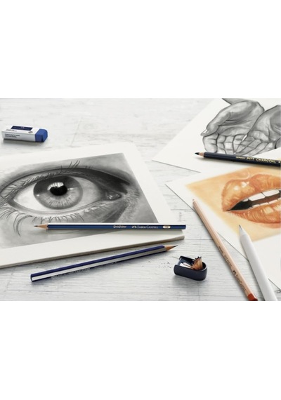 Faber-castell Kömür Sketch Seti, 7 Parça, Kara Kalem Çizim Ve Esk