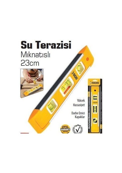 Sgs1709 - 23cm Mini Su Terazisi Mıknatıslı Plastik Gövde
