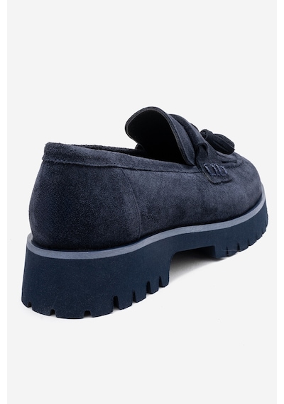 Luvishoes Luvi Shoes Poen Lacivert Süet Hakiki Deri Püsküllü Kadın Loafer Ayakkabı Lacivert Luvishoes Luvi Shoes Poen Lacivert Süet Hakiki Deri Püsküllü Kadın Loafer Ayakkabı Lacivert