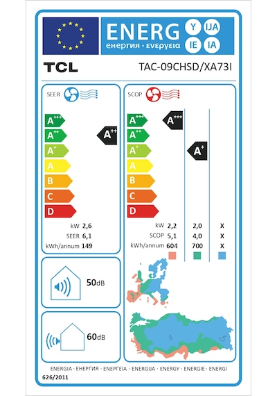 TCL Elite Plus TAC-09CHSD/XA73I A++ 9000 BTU Inverter Duvar Tipi Klima
