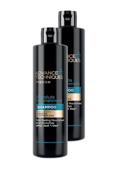 Avon Advance Techniques Argan Yağı İçeren Besleyici Şampuan 2 x 400 ML