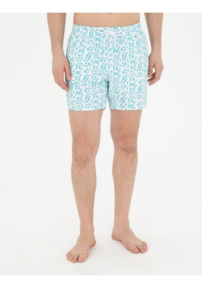 Pierre Cardin Erkek Aqua Deniz Şortu 50289009-vr007 Turkuaz