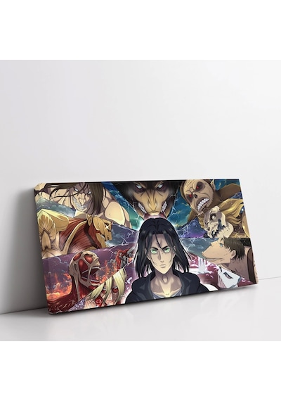 Attack On Titan Eren Kanvas Tablo