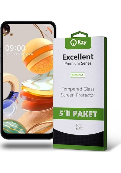 LG Uyumlu K61 Ekran Koruyucu Cam 5 Adet Ekonomik Paket (554293256)