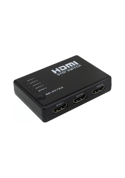 Hubrendy Sh Powermaster Pm-8342 5 Giriş 1 Çıkış Hdmı 2.0 4k 60hz Switcher Toplayıcı Kumandalı