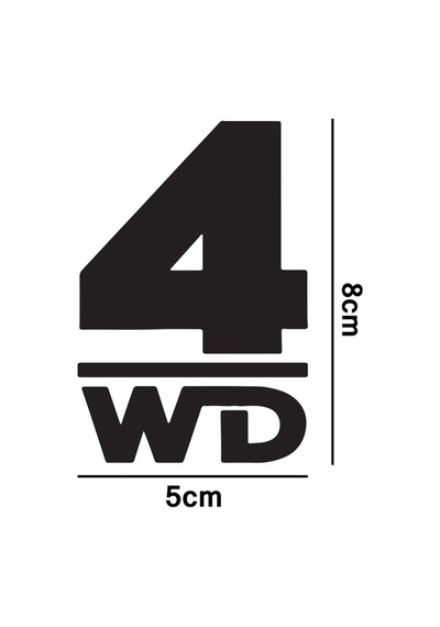 Dacia Duster 4Wd Sticker (389093231)
