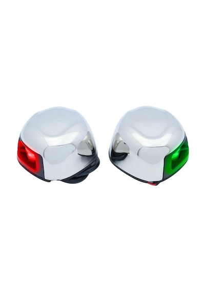 Labarka LED Baş İskele Sancak Feneri Krom İkili 12V