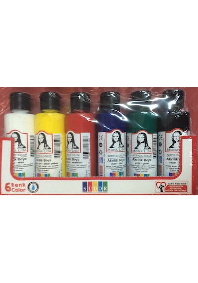 Monalisa Akrilik Boya 6X70 Ml Şişe Südor Marka
