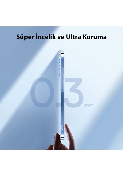 Baseus Crystal Apple Uyumlu iPhone 14 Plus 6.7 Silikon Kilif + Ekran Koruyucu 560652389