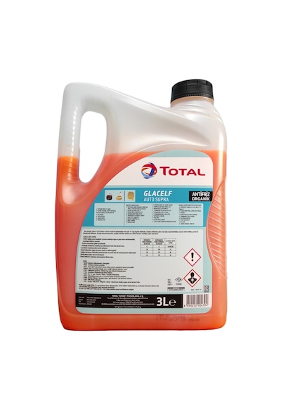 Total Glacelf Auto Supra Organik Konsantre Antifriz 3LT (4 ADET)