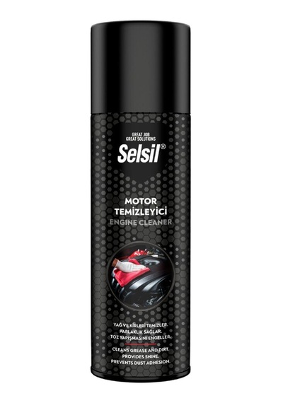 Selsil Tas-005 Oto Ve Araç Motor Temizleyici Ve Parlatıcı Sprey 500ml