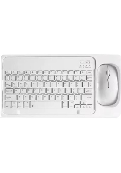 Büro Ev Ofis Bilgisayarı İçin Kablosuz Beyaz Bluetooth Klavye Mouse Seti Diğer