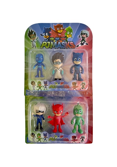 Pjmasks Pijamaskeliler Connor Greg Amaya Romeo Ninja Luna Oyuncak 6lı Karakter Seti 10 Cm