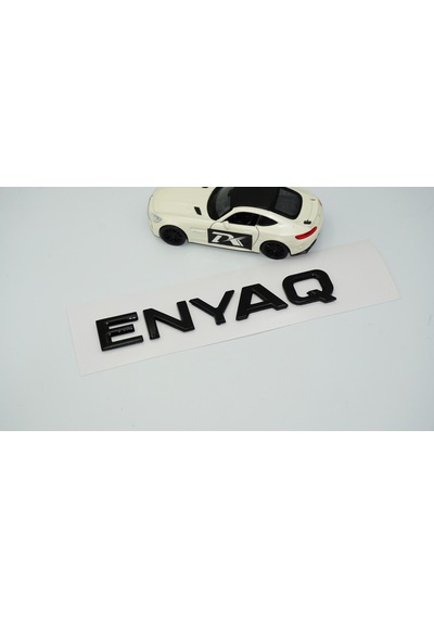 Dk Tuning Skoda Enyaq Bagaj Siyah Yazı Logo Arma -