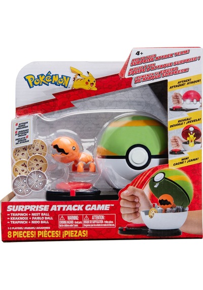 Pokemon Sürpriz Atak Oyun Seti - Trapinch + Nest Ball